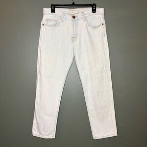 Current Elliott Light Acid Wash Jeans